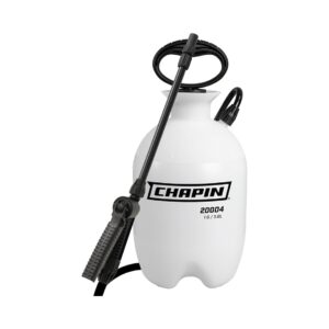 Chapin 20004 Pump Sprayer, 1-Gallon SureSpray Translucent Tank with an Easy Fill Funnel-Top Opening, Adjustable Cone Nozzle & 34" Long Reach Hose, Used for Fertilizer, Pesticides, Weeds & Pests