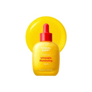 EQQUALBERRY Vitamin Illuminating Serum | Niacinamide 4% + Brightening Vitamin C Face Serum with Hyaluronic Acid & Vitamin E | Dark Spot, Uneven Tone Care | Korean Skincare, 1.01 fl.oz