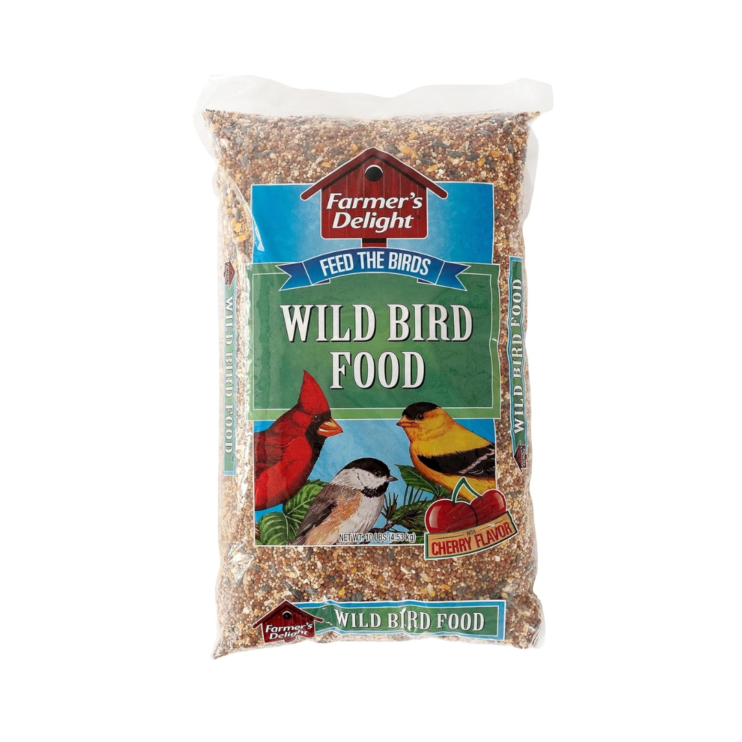 Wagner's 53002 Farmer's Delight Wild Bird Food with Cherry Flavor, 10-Pound Bag